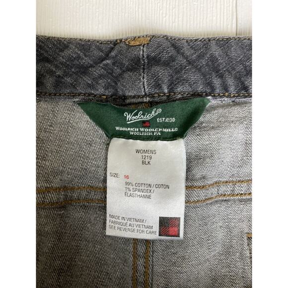 Woolrich Jeans 1219 Black Women’s Size 16 Relaxed Straight. - Picture 8 of 11